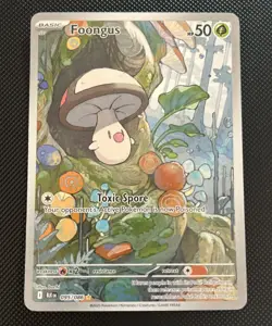Pokemon Black Bolt Foongus Illustration Rare Card 095/086 - Image 1
