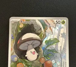 Pokemon Black Bolt Foongus Illustration Rare Card 095/086 - Image 3