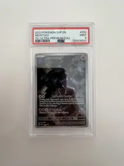 PSA 9 Mint Mewtwo SVP 052 2023 Pokemon 151 Ultra Premium Pokemon Card - Image 1