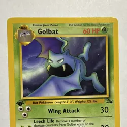 Pokemon TCG Jungle Zubat 57/62 & Golbat 34/62 Fossil 1st Edition English - Image 4