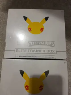 2x Pokemon TCG Celebrations Elite Trainer Box 25th Anniversary ETB Sealed NEW 820650809439 - Image 3