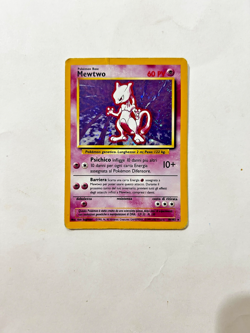 POKEMON MEWTWO 10/102 SET BASE RARA REVERSE HOLO ORIGINALE BUONA ITALIANA - Image 1