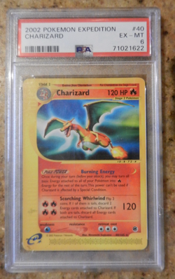 2002 Pokemon Expedition Charizard PSA 6 - Image 1