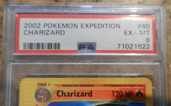 2002 Pokemon Expedition Charizard PSA 6 - Image 4