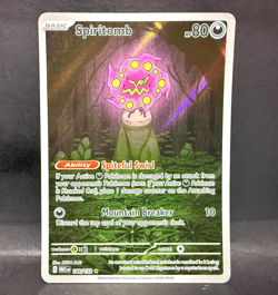 2025 POKEMON MEGA EVOLUTION SPIRITOMB 148/132 ILLUSTRATION RARE - Image 1