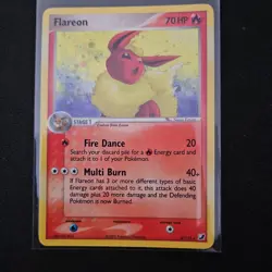 Pokemon TCG Flareon 5/115 Unseen Forces Holo Rare Stage 1 70 HP English - Image 1