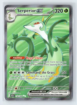 Pokemon TCG - Serperior ex - 156/086 - SV: Black Bolt NM - Image 1