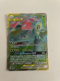 Tag Team Celebi & Venusaur GX 159/181 Holo SM - Team Up Pokemon LP - Image 1