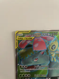 Tag Team Celebi & Venusaur GX 159/181 Holo SM - Team Up Pokemon LP - Image 2