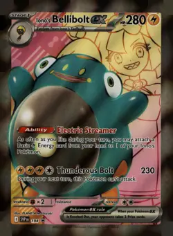 Iono's Bellibolt ex 194 Holo Promo Scarlet & Violet Promo Pokemon Near Mint - Image 1