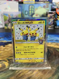 Comedian Pikachu 407/SM-P Promo Holo Pokemon Center Osaka Japanese Card US Ship - Image 1
