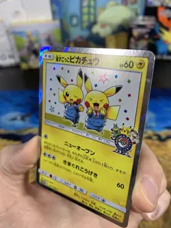 Comedian Pikachu 407/SM-P Promo Holo Pokemon Center Osaka Japanese Card US Ship - Image 3
