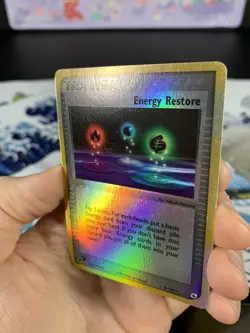 Pokemon Card Ex Ruby Sapphire Energy Restore 81/109 Reverse Holo LP - Image 3