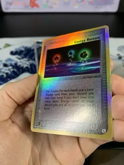 Pokemon Card Ex Ruby Sapphire Energy Restore 81/109 Reverse Holo LP - Image 5