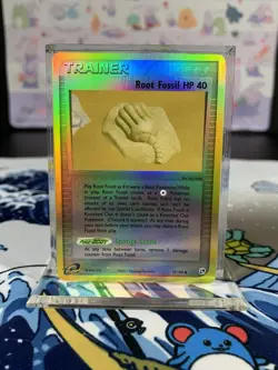 Pokemon Card Ex Sandstorm Root Fossil HP 40 - 92/100 Reverse Holo VLP - Image 1