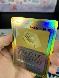 Pokemon Card Ex Sandstorm Root Fossil HP 40 - 92/100 Reverse Holo VLP - Image 3