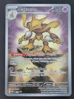 Alakazam 009 Illustration Rare Black Star Promo Pokemon TCG - Image 1