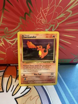 Charmander Team Rocket 50/82 Pokemon Card WOTC LP/NM - Image 1