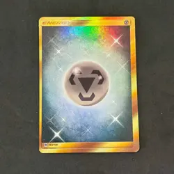 Steel Energy Gold Secret Rare 163/149 Sun & Moon Base Set Pokemon Card - Image 1