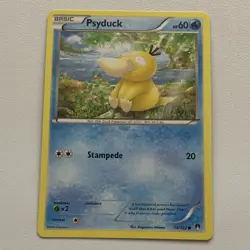Pokemon TCG Psyduck 16/122 Breakpoint Regular Common English 60 HP - Image 1