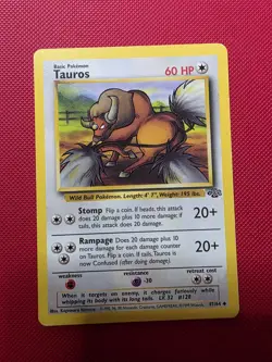 Pokemon Jungle TCG Tauros 47/64 Uncommon 1st Edition Near Mint - Image 1