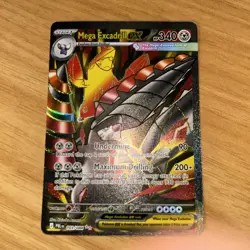 Pokemon TCG - Mega Excadrill ex 103/084 - Full Art - Pitch Black PBL - Mint - Image 1