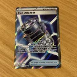 Pokemon TCG 110/084 Iron Defender Full Art Trainer Pitch Black | Near Mint! - Image 1