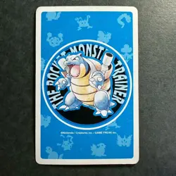 S2596 Kingler 8 of Hearts Blue Blastoise Deck Playing Poker Card Pokemon - Image 2
