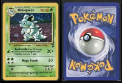 Nidoqueen 12/130 Holo Base Set 2 LP Pokemon - Image 3