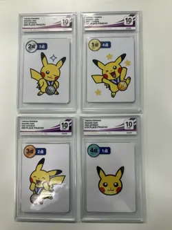 Pokemon Taruka-Pikachu Card Japanese, 1ST/2ND/3RD/4TH Place-Graded 10 G-Mint - Image 1