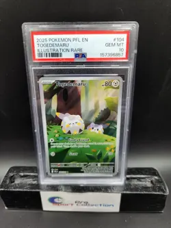 2025 POKEMON PFL EN-PHANTASMAL FLAMES 104 TOGEDEMARU ILLUSTRATION RARE PSA 10 - Image 1