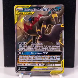 Pokemon TCG Umbreon & Darkrai Tag Team GX Unified Minds 125/236 Ultra Rare NM - Image 1