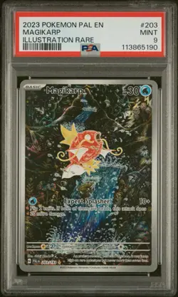 2023 Pokemon Pal En-Paldea Evolved Illustration #203 Magikarp PSA 9 Rare - Image 1