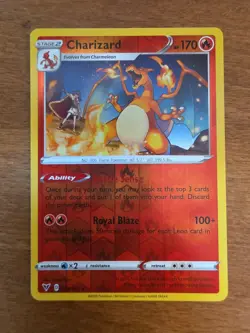 Pokemon TCG Charizard Vivid Voltage 025/185 Reverse Holo Rare - Image 1