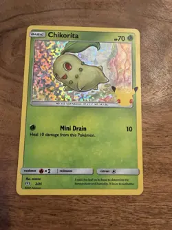 CHIKORITA 2/25 MCDONALD'S PROMO POKEMON (HOLO, NM) - Image 1