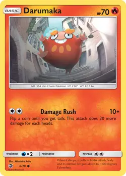 Darumaka 8/70 Common | Dragon Majesty | Pokemon Card - Image 1