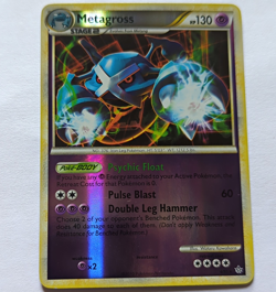 Nintendo Pokemon TCG Metagross 4/95 Unleashed Holo Rare Rev Holo EN 2010 - Image 1