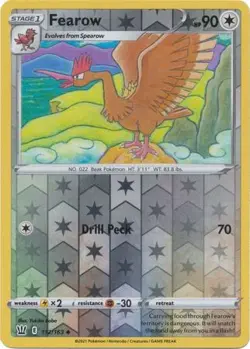 Fearow 112/163 Reverse Holo | Battle Styles | Pokemon Card - Image 1