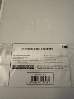 Pokemon Archeops Chicago Field Museum Fossil Exhibit Exclusive SEALED - Image 2