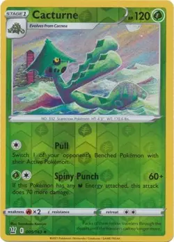 Cacturne 5/163 Reverse Holo | Battle Styles | Pokemon Card - Image 1