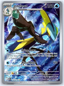 Inteleon 142/132 Illustration Rare MEG Mega Evolution Pokemon Holo NM - Image 1
