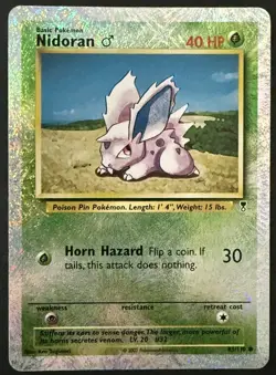 NIDORAN (M) 83/110 - Legendary Collection Reverse Holo Pokemon TCG LP- - Image 1