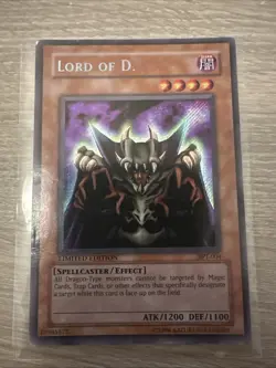 Yu-Gi-Oh TCG Lord Of D. BPT-004 Limited Edition Secret Rare Card HP - Image 1