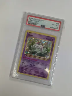 PSA 8 Mew Holo 53/108 Evolutions 2016 Pokemon XY Graded Card - Image 1