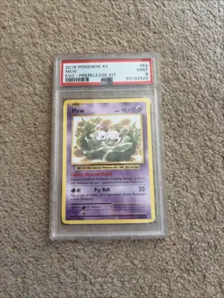 2016 Pokemon XY Evolutions Mew Holo Card PSA 9 #53/108 - Image 3