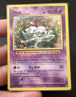 Pokemon Mew 53/108 Holo Rare XY Evolutions 2016 (NM) - Image 1