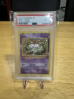 2016 Pokemon XY Mew Holo Evolutions 53/108 PSA 6 - Image 1