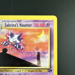 Sabrina's Haunter 55/132 Uncommon Gym Challenge Pokemon Unlimited Near Mint - Image 2