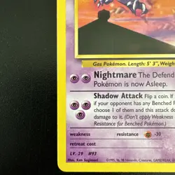 Sabrina's Haunter 55/132 Uncommon Gym Challenge Pokemon Unlimited Near Mint - Image 4