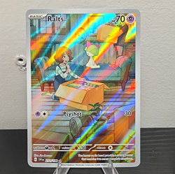 Pokemon TCG Ralts 211/198 SV01 Scarlet & Violet Illustration Rare Holo Full Art - Image 1